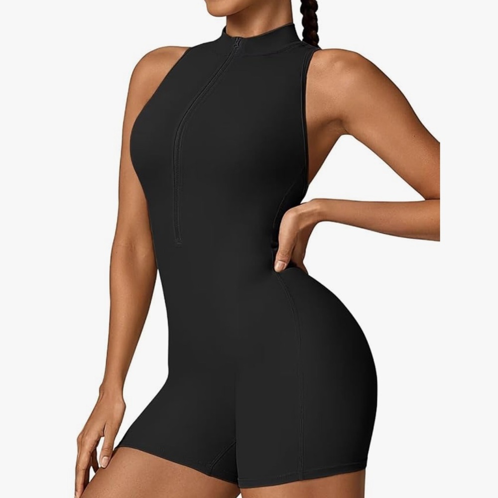 Black Activewear Romper - Brand New - XS - Picture 2 of 8